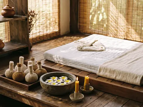 Massage, Spa & Beauty (AI concept image)